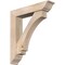 Ekena Millwork Imperial Traditional Smooth Bracket w/ Offset Brace, Douglas Fir, 7 1/2"W x 36"D x 40"H BKT0806X36X40IMP01SDF - alternate 1